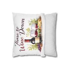 Time to Wine Down Pillowcase — Wine & Cozy Collection