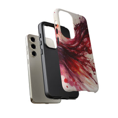 Wine Spill Abstract Art Case — Artistic Phone Case for Wine Lovers