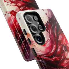 Wine Spill Abstract Art Case — Artistic Phone Case for Wine Lovers