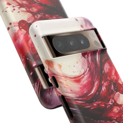 Wine Spill Abstract Art Case — Artistic Phone Case for Wine Lovers