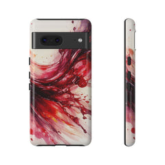 Wine Spill Abstract Art Case — Artistic Phone Case for Wine Lovers
