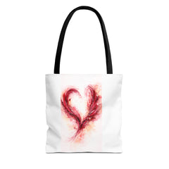 Wine-Inspired Abstract Tote Bag — Artistic Vineyard Print