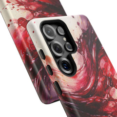 Wine Spill Abstract Art Case — Artistic Phone Case for Wine Lovers