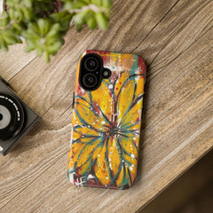 Abstract Floral Tough Cases - Original Unique Sentiments Design