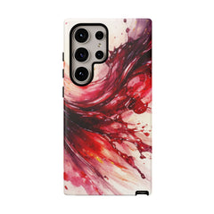 Wine Spill Abstract Art Case — Artistic Phone Case for Wine Lovers