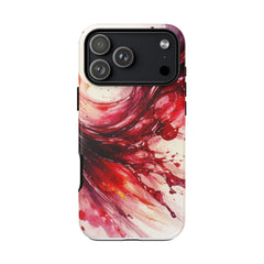 Wine Spill Abstract Art Case — Artistic Phone Case for Wine Lovers
