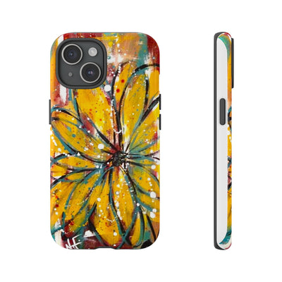 Abstract Floral Tough Cases - Original Unique Sentiments Design