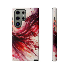 Wine Spill Abstract Art Case — Artistic Phone Case for Wine Lovers