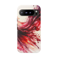 Wine Spill Abstract Art Case — Artistic Phone Case for Wine Lovers