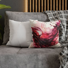 Vineyard Abstracts Wine Spill Decorative Pillowcase