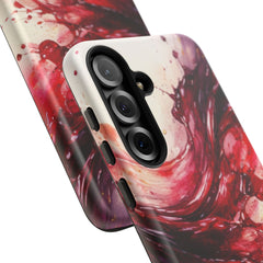 Wine Spill Abstract Art Case — Artistic Phone Case for Wine Lovers