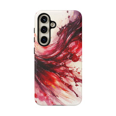 Wine Spill Abstract Art Case — Artistic Phone Case for Wine Lovers