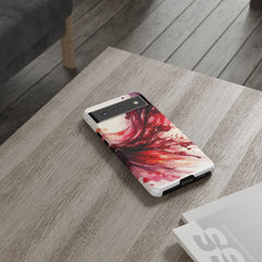 Wine Spill Abstract Art Case — Artistic Phone Case for Wine Lovers