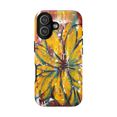 Abstract Floral Tough Cases - Original Unique Sentiments Design