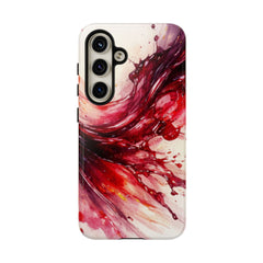Wine Spill Abstract Art Case — Artistic Phone Case for Wine Lovers