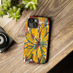 Abstract Floral Tough Cases - Original Unique Sentiments Design