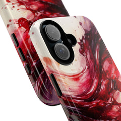 Wine Spill Abstract Art Case — Artistic Phone Case for Wine Lovers