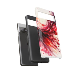 Wine Spill Abstract Art Case — Artistic Phone Case for Wine Lovers