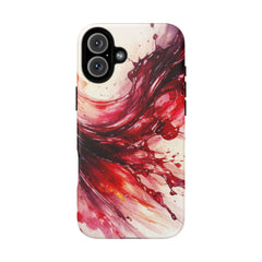 Wine Spill Abstract Art Case — Artistic Phone Case for Wine Lovers