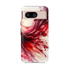 Wine Spill Abstract Art Case — Artistic Phone Case for Wine Lovers