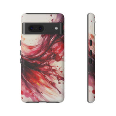 Wine Spill Abstract Art Case — Artistic Phone Case for Wine Lovers