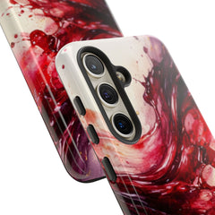 Wine Spill Abstract Art Case — Artistic Phone Case for Wine Lovers