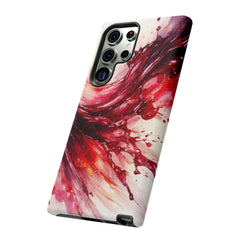 Wine Spill Abstract Art Case — Artistic Phone Case for Wine Lovers