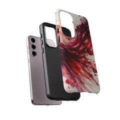 Wine Spill Abstract Art Case — Artistic Phone Case for Wine Lovers