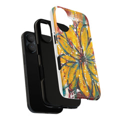 Abstract Floral Tough Cases - Original Unique Sentiments Design