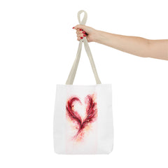 Wine-Inspired Abstract Tote Bag — Artistic Vineyard Print