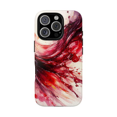 Wine Spill Abstract Art Case — Artistic Phone Case for Wine Lovers