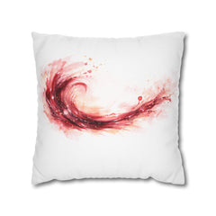 Wine Swirl Abstract Pillowcase — Vineyard Abstracts Decorative Throw Pillow