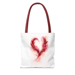 Wine-Inspired Abstract Tote Bag — Artistic Vineyard Print