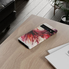 Wine Spill Abstract Art Case — Artistic Phone Case for Wine Lovers