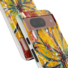 Abstract Floral Tough Cases - Original Unique Sentiments Design