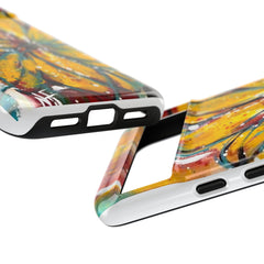 Abstract Floral Tough Cases - Original Unique Sentiments Design