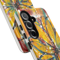 Abstract Floral Tough Cases - Original Unique Sentiments Design