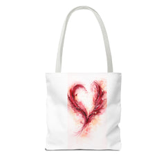 Wine-Inspired Abstract Tote Bag — Artistic Vineyard Print