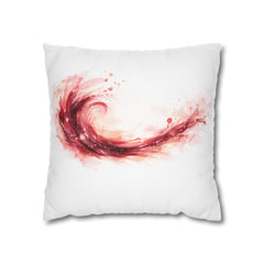 Wine Swirl Abstract Pillowcase — Vineyard Abstracts Decorative Throw Pillow