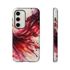 Wine Spill Abstract Art Case — Artistic Phone Case for Wine Lovers
