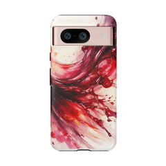 Wine Spill Abstract Art Case — Artistic Phone Case for Wine Lovers
