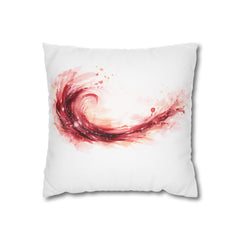 Wine Swirl Abstract Pillowcase — Vineyard Abstracts Decorative Throw Pillow