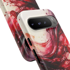 Wine Spill Abstract Art Case — Artistic Phone Case for Wine Lovers