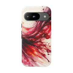 Wine Spill Abstract Art Case — Artistic Phone Case for Wine Lovers