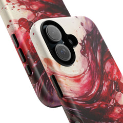 Wine Spill Abstract Art Case — Artistic Phone Case for Wine Lovers