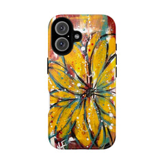 Abstract Floral Tough Cases - Original Unique Sentiments Design