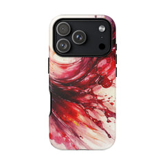 Wine Spill Abstract Art Case — Artistic Phone Case for Wine Lovers