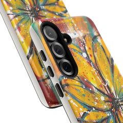 Abstract Floral Tough Cases - Original Unique Sentiments Design