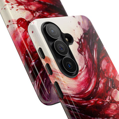 Wine Spill Abstract Art Case — Artistic Phone Case for Wine Lovers