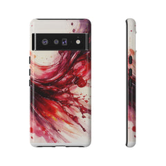Wine Spill Abstract Art Case — Artistic Phone Case for Wine Lovers